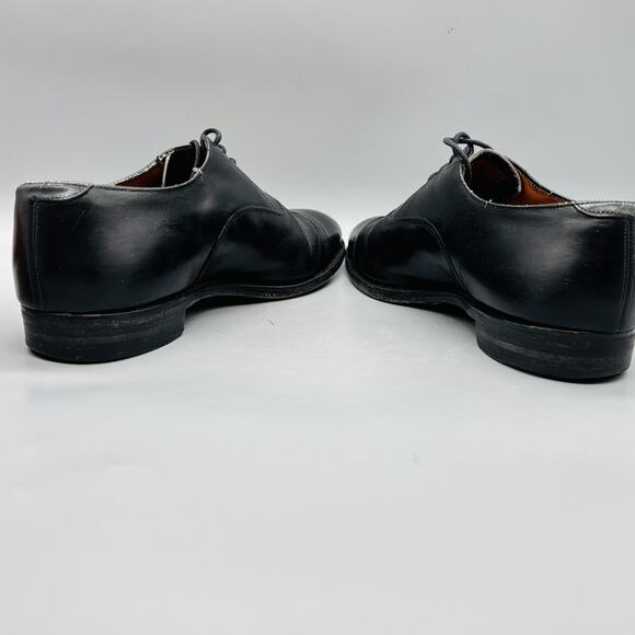 Brooks Brothers Shoes Men 9.5 Black Leather Cap Toe Oxford Lace Up Dress Classic main image 10